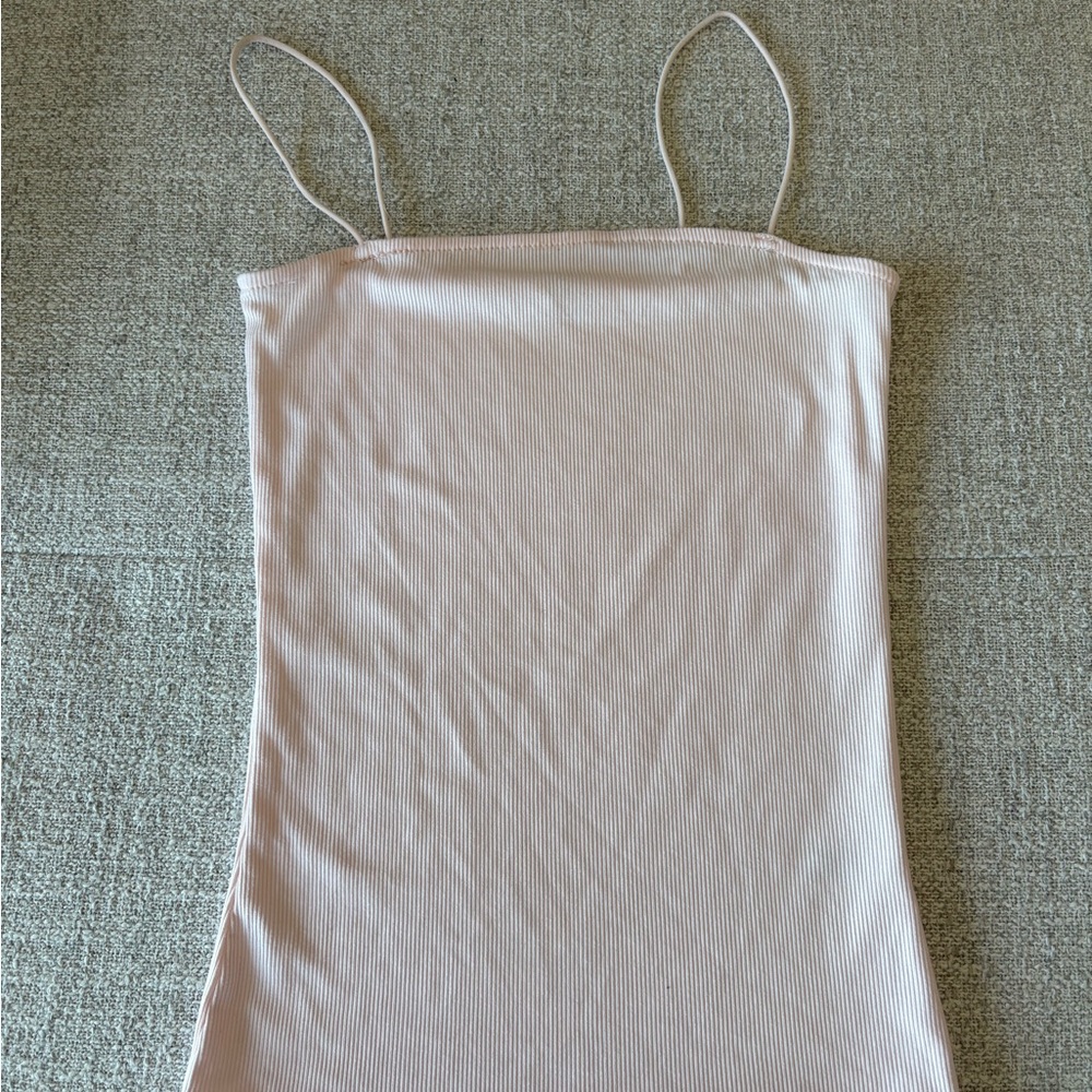 Women's Cream Spaghetti Strap Top